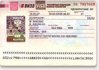 Visa Du lịch Nga