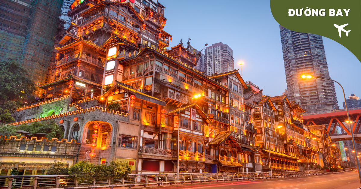 Du lịch khám phá Trùng Khánh (4N3Đ) _ Bay CZ
