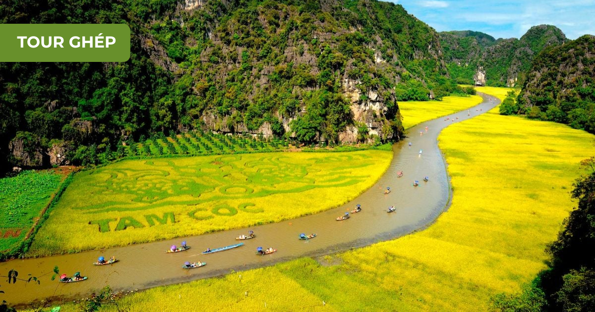 Du Lịch Ninh Bình: Tam Cốc - Hang Múa - Chùa Bái Đính - Tràng An (2N1Đ) _ Tour Ghép
